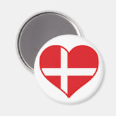 Dänemark Liebe Magnet (Vorderseite/Rückseite)