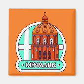 Dänemark Magnet (Vorne)