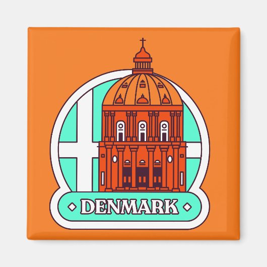 Dänemark Magnet (Vorne)