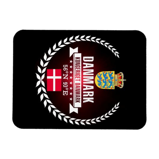 Dänemark Magnet (Horizontal)