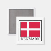 Dänemark Magnet (Vorderseite/Rückseite)