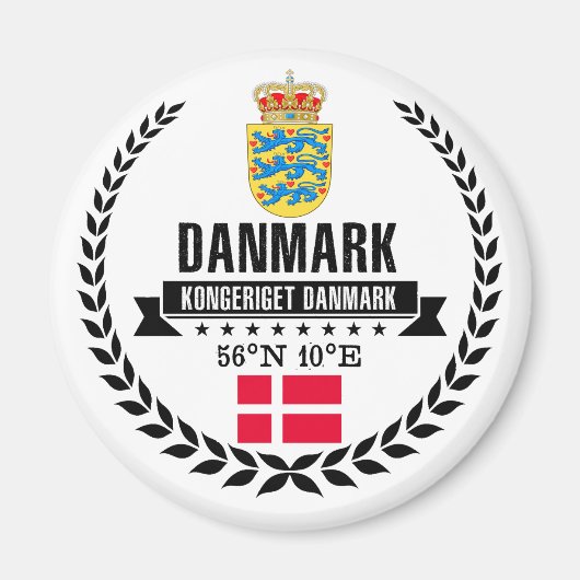 Dänemark Magnet (Vorne)