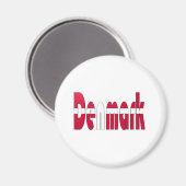 Dänemark Magnet (Vorderseite/Rückseite)