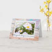 Dänemark Marguerite Daisy Floral Emblem auf Karte (Gelbe Blume)