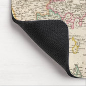 Dänemark mit Einfahrkarte von Island Mousepad (Ecke)
