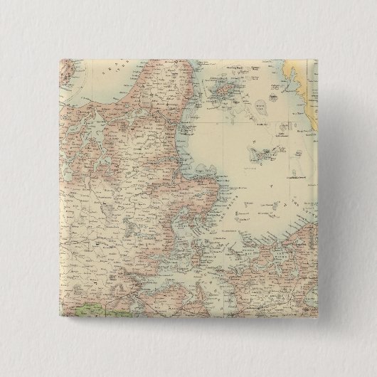 Dänemark mit Schleswig und Holstein Button (Vorderseite)
