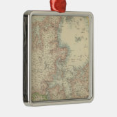 Dänemark mit Schleswig und Holstein Silbernes Ornament (Rechts)
