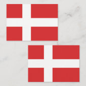 Dänemark Mitteilungskarte (Vorne/Hinten)