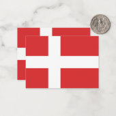 Dänemark Mitteilungskarte (Vorderseite/Rückseite Beispiel)