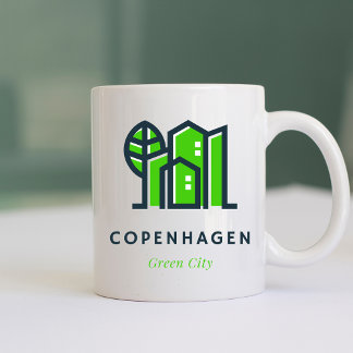 Dänemark Nachhaltige Stadt Kaffeetasse