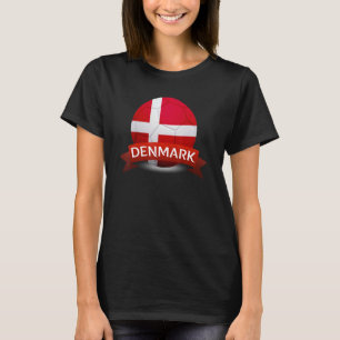 Dänemark National Team World Football Fußball Fußb T-Shirt