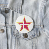 Dänemark Nationalflagge Sternform Button (Beispiel)