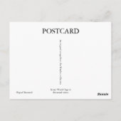 Dänemark Not leidende Flagge Postkarte (Rückseite)