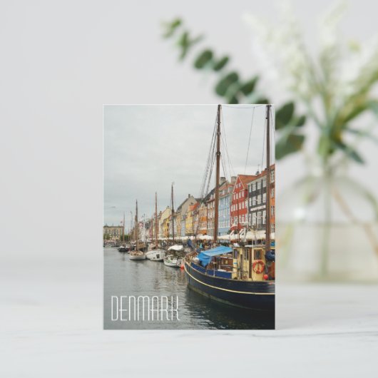 Dänemark, Nyhavn Postkarte (Stehend Vorderseite)
