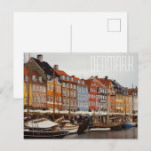 Dänemark, Nyhavn Street Postcard Postkarte (Vorne/Hinten)