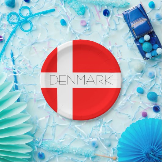 Dänemark Papier Teller! Pappteller (Party)