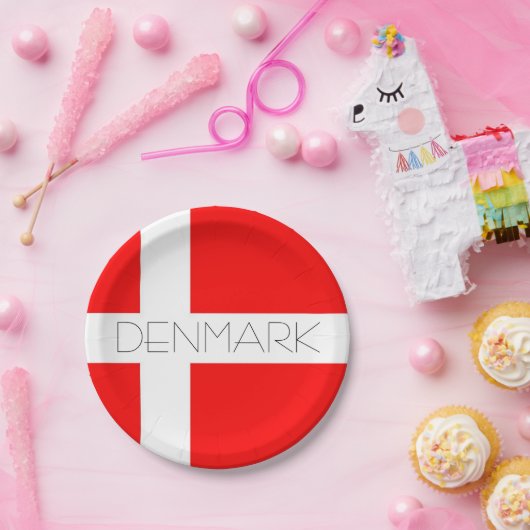 Dänemark Papier Teller! Pappteller (Party)