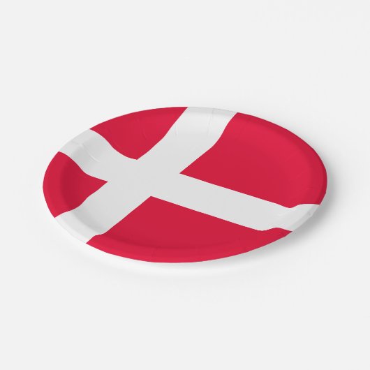 Dänemark Pappteller (Schrägansicht)