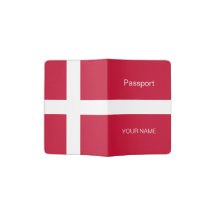 Dänemark Passhülle für Flaggen