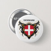 Dänemark [personifizieren Sie] Button (Vorne & Hinten)