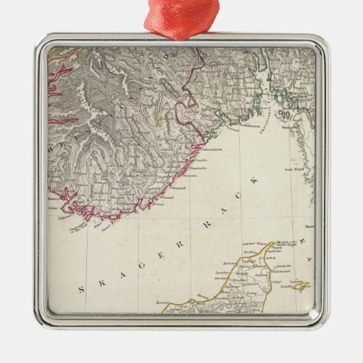 Dänemark, Pint von Norwegen Silbernes Ornament (Vorne)
