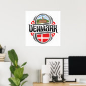 Dänemark Poster (Heimbüro)