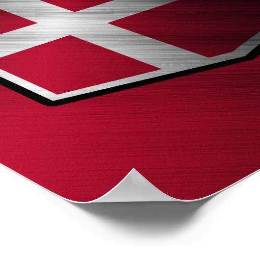 Dänemark Poster (Ecke)