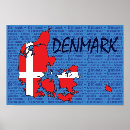 Dänemark Poster (Vorne)