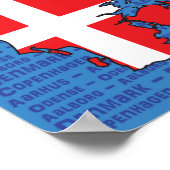 Dänemark Poster (Ecke)