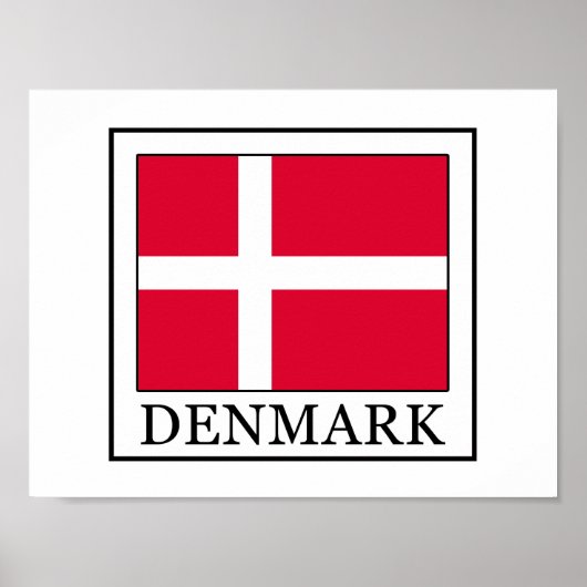Dänemark Poster (Vorne)