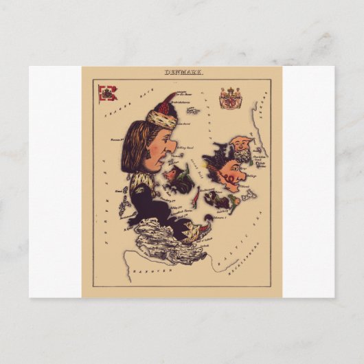 Dänemark Postkarte (Vorderseite)