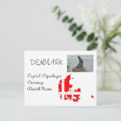 Dänemark Postkarte (Stehend Vorderseite)