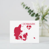 Dänemark Postkarte (Stehend Vorderseite)