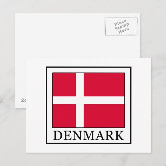 Dänemark Postkarte (Vorne/Hinten)