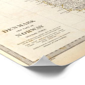 Dänemark, Punkt Norwegen Poster (Ecke)