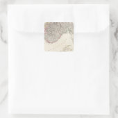 Dänemark, Punkt Norwegen Quadratischer Aufkleber (Tasche)