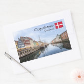 Dänemark Rechteckiger Aufkleber (Umschlag)