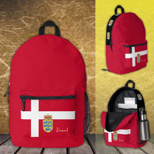 Dänemark, Rucksack, dänische Flagge / patriotisch Bedruckter Rucksack