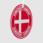 Dänemark Runde Emblem Ornament (Vorderseite)