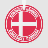 Dänemark Runde Emblem Ornament (Rückseite)