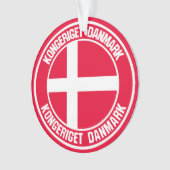 Dänemark Runde Emblem Ornament (Vorderseite)