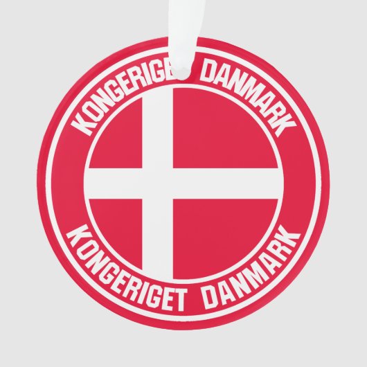 Dänemark Runde Emblem Ornament (Vorderseite)