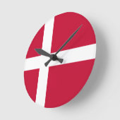 Dänemark Runde Wanduhr (Winkel)