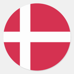 Dänemark Runder Aufkleber