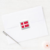 Dänemark Runder Aufkleber (Umschlag)