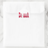 Dänemark Runder Aufkleber (Tasche)