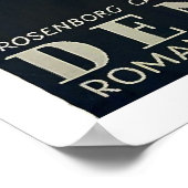 Dänemark, Schloss Rosenborg, mittelalterliche Roma Poster (Ecke)