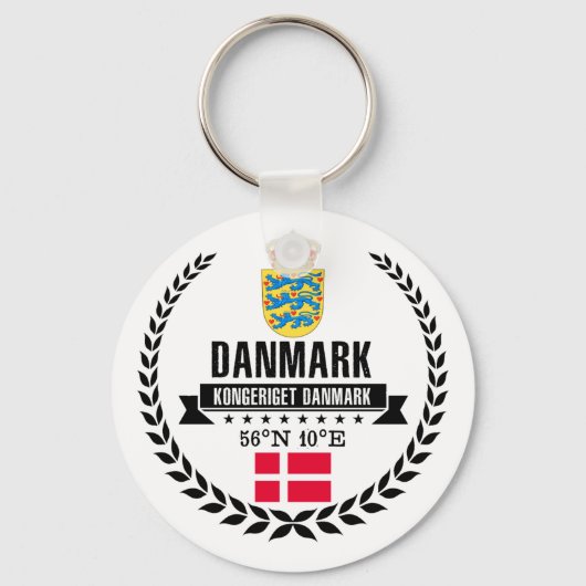 Dänemark Schlüsselanhänger (Vorderseite)