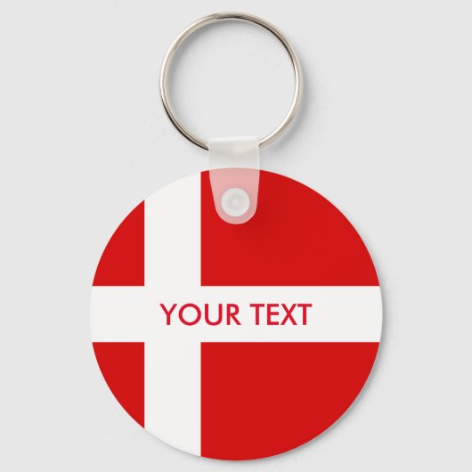 Dänemark-Schlüsselkette | Dänisches Design Schlüsselanhänger (Vorderseite)