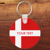 Dänemark-Schlüsselkette | Dänisches Design Schlüsselanhänger (Vorderseite)